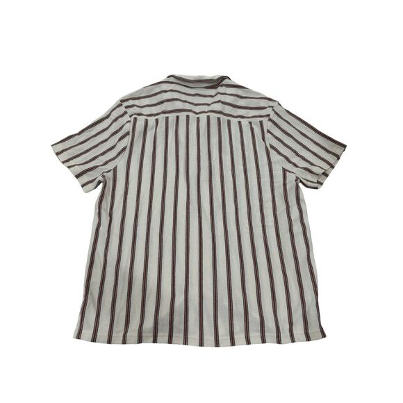 Madewell Easy Short-Sleeve Shirt in Stripe Jacquard L - Picture 6 of 7